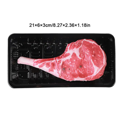 Chew-A-Saurus: Funny Photorealistic Steak & Tomahawk Chew