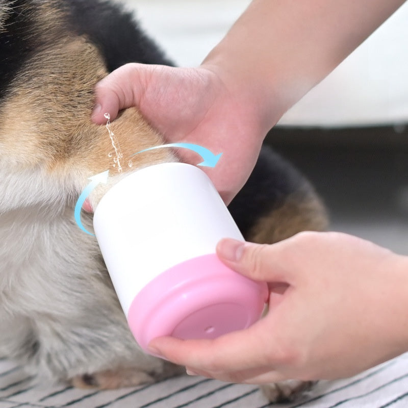 PawClean 360: Gentle Silicone Pet Foot Washer & Mud Remover